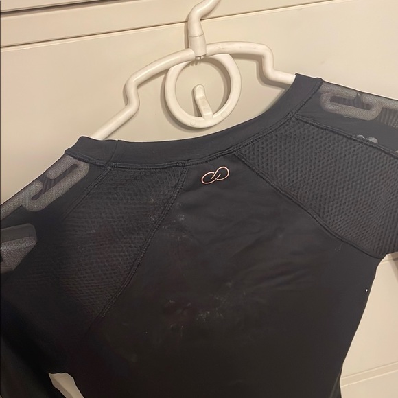 Calia black Fitted Long Sleeve Tee work out shirt - Picture 5 of 5